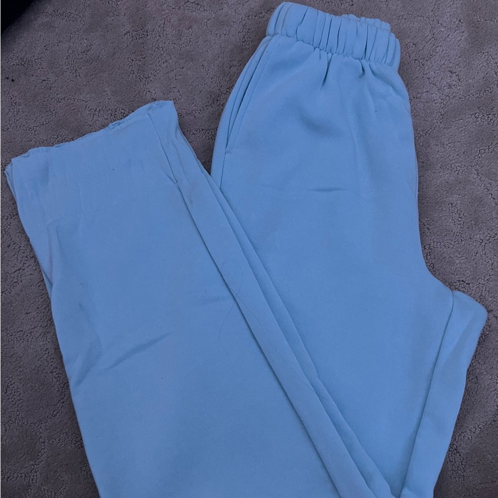 blue sweatpants